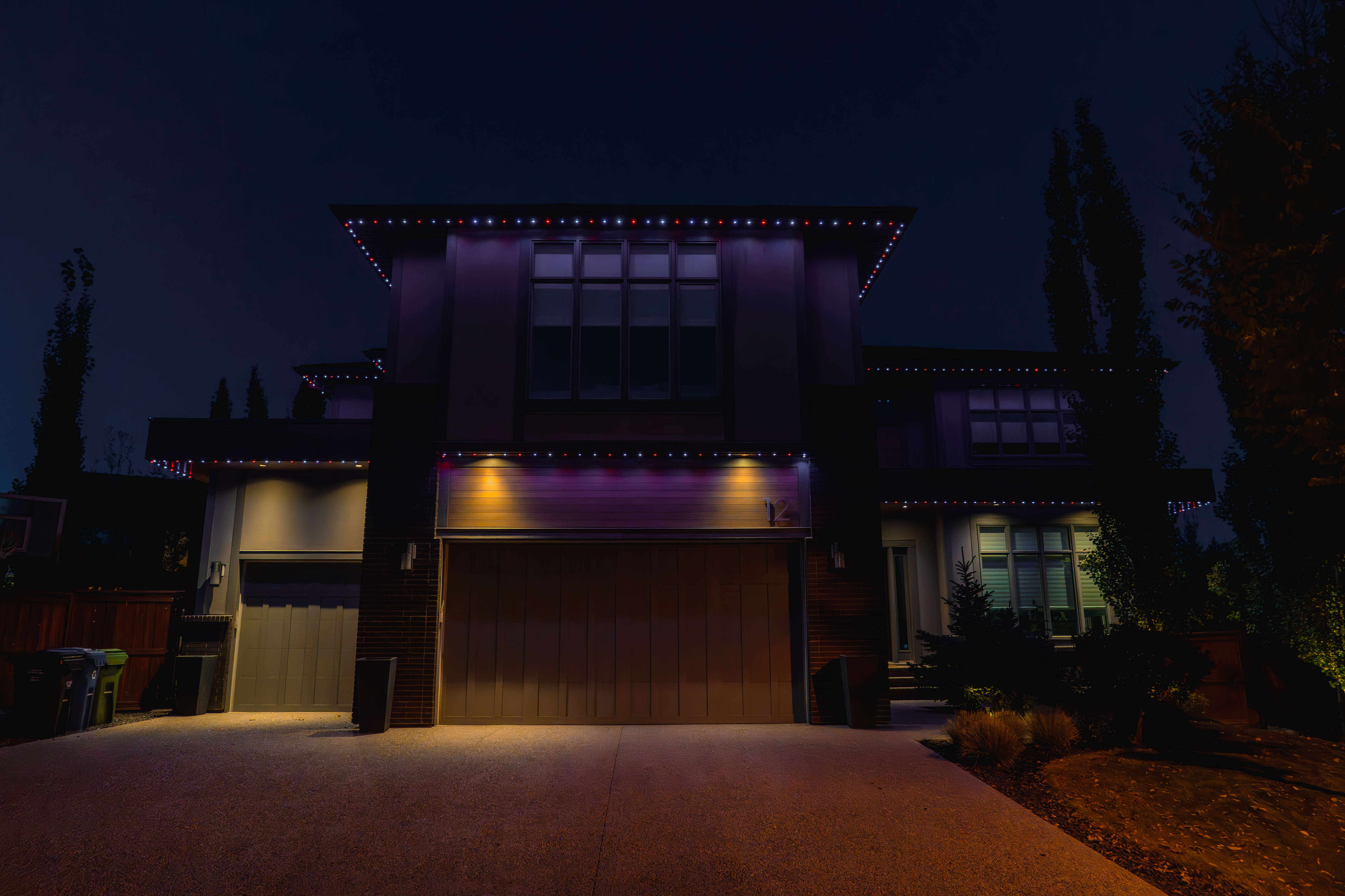 Permanent holiday lighting installation in Calgary – year-round LED by Lior Lighting